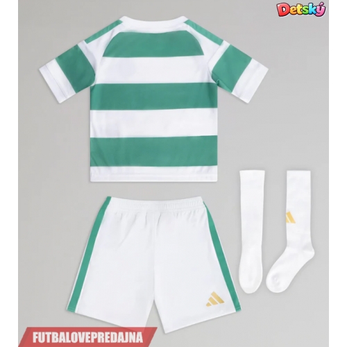 Lacne Dětský Futbalové dres Celtic 2026-27 Krátky Rukáv - Domáci (+ trenírky)